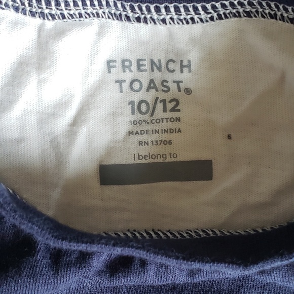 Navy Blue and Orange baseball tshirt - Picture 4 of 5